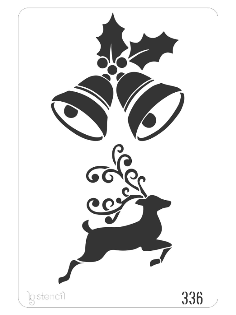 STENCIL 20X30CM RENA E SINO 1