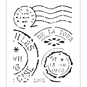 STENCIL 20X30CM SELOS