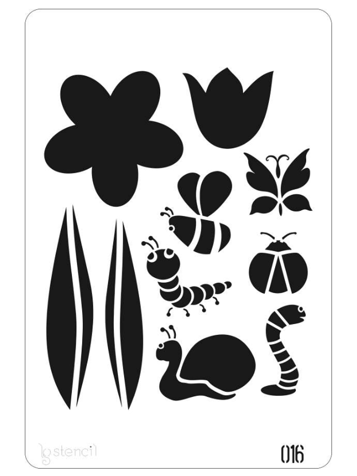 STENCIL 20X30CM NATUREZA 1