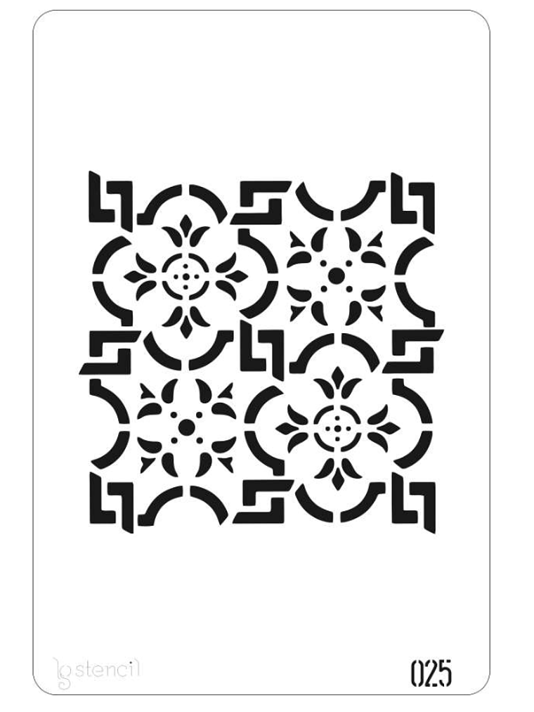 STENCIL 20X30CM MANDALA 1