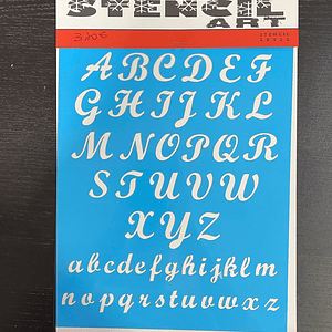 STENCIL 20X25 LETRAS