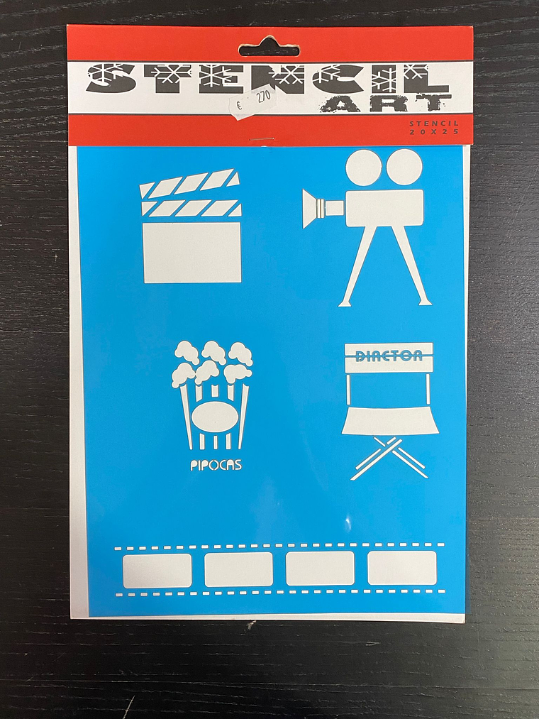 STENCIL 20X25 CINEMATOGRÁFICO 1