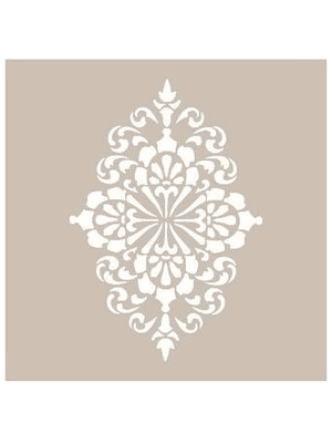 Stencil APLIQUE FLORAL GRANDE 21X29