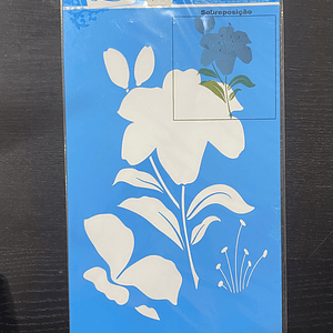 STENCIL DE FLOR
