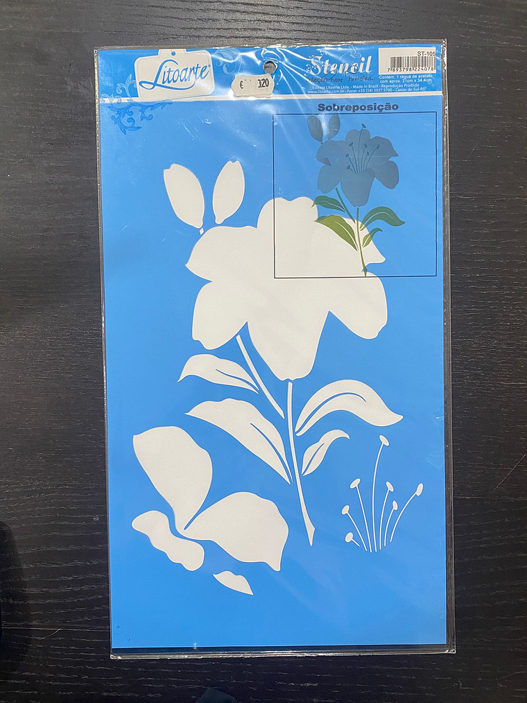 STENCIL DE FLOR 1