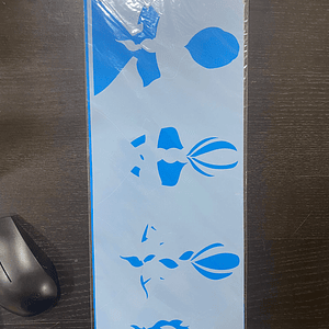 STENCIL DE CABELO DE MENINA