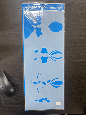 STENCIL DE CABELO DE MENINA