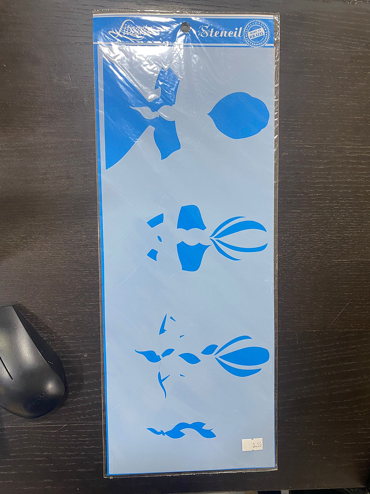 STENCIL DE CABELO DE MENINA 1