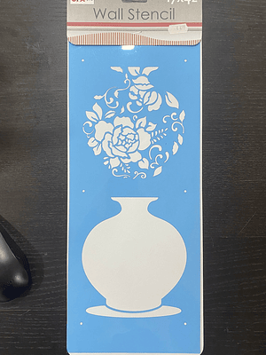 STENCIL JARRA FLORAL 1