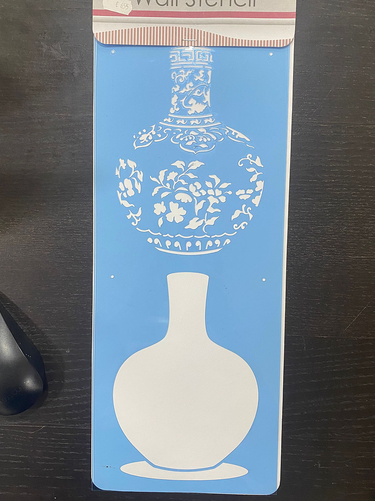 STENCIL DE JARRA FLORAL 3 1