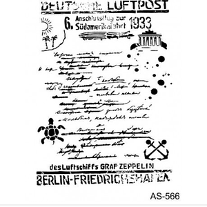 Stencil ZEPPELIN 21x30