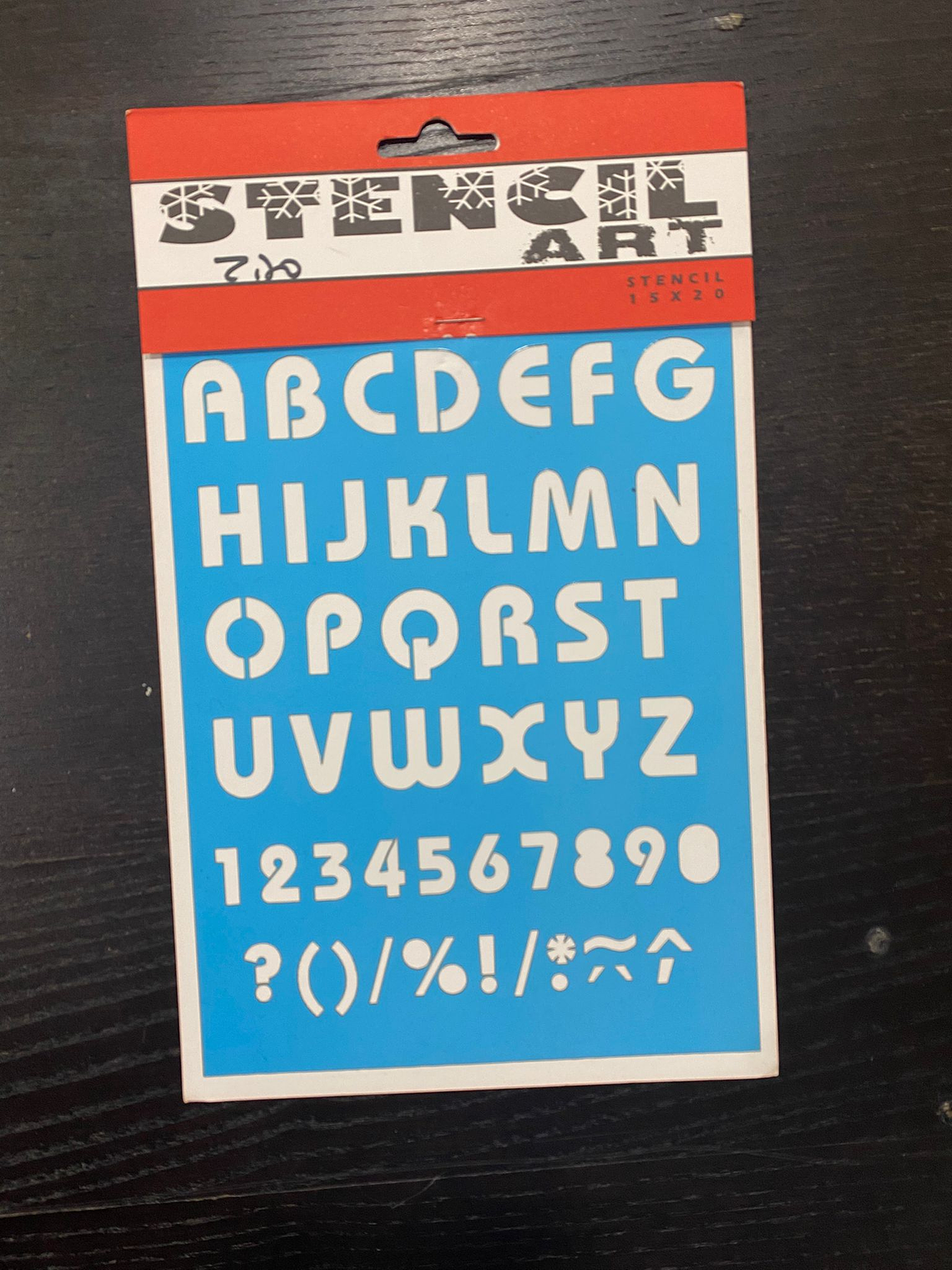 STENCIL COM ABECEDÁRIO 1