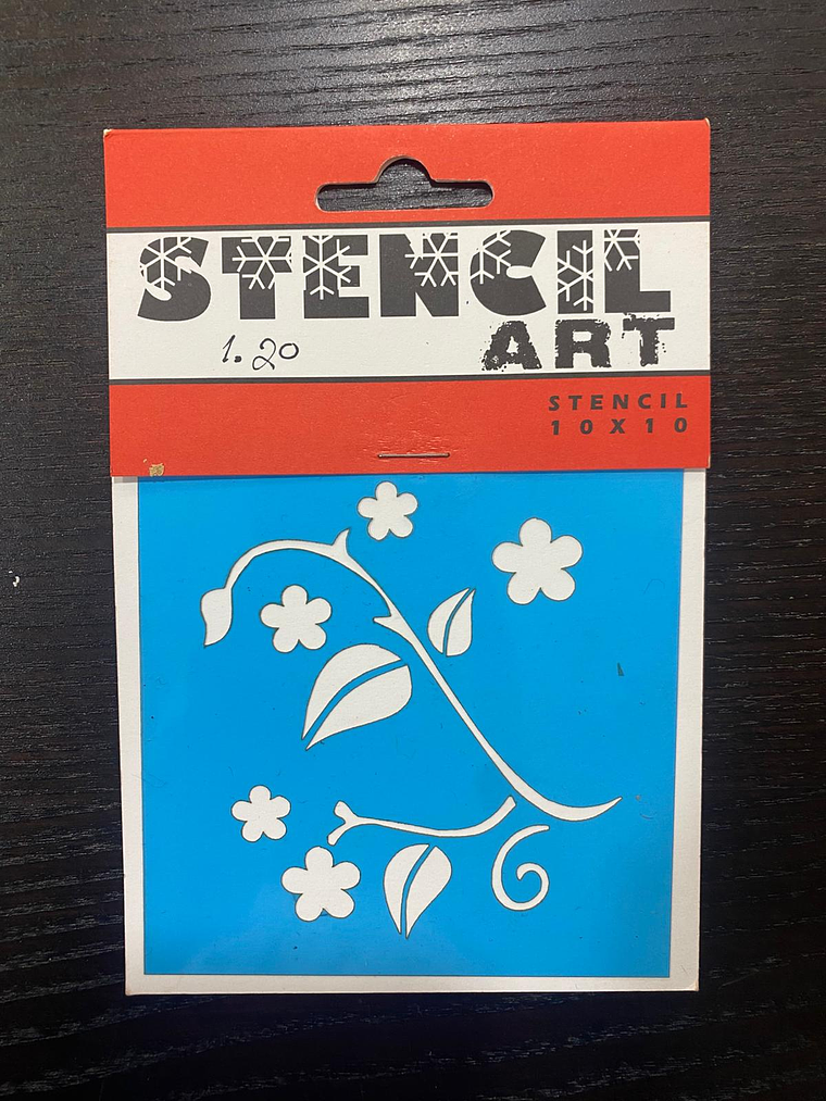 stencil com ramagens 10x10 1