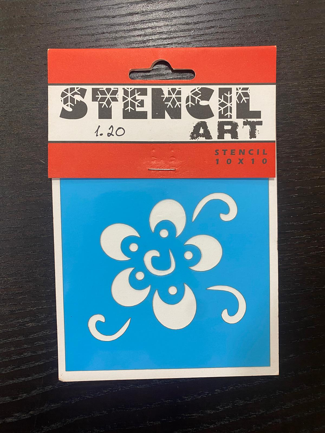 stencil de florzinha 10x10 1