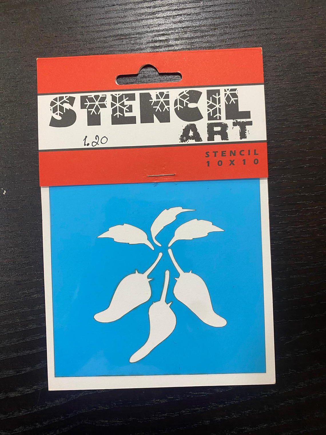 stencil com pimentos 10x10 1