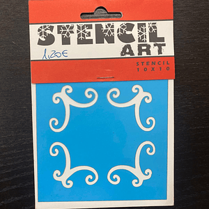 stencil abstrato 10x10