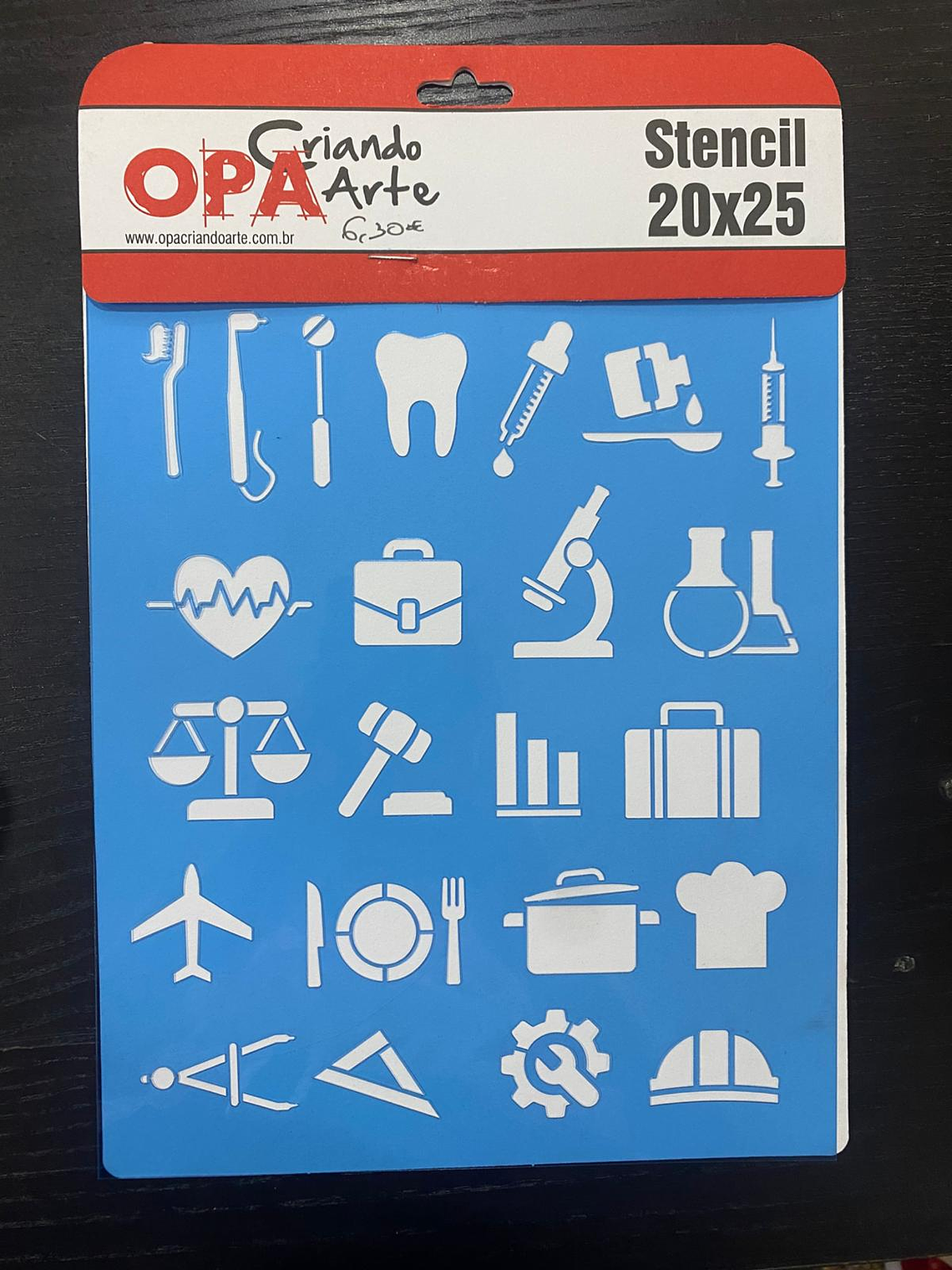 stencil com cursos 20x25 1