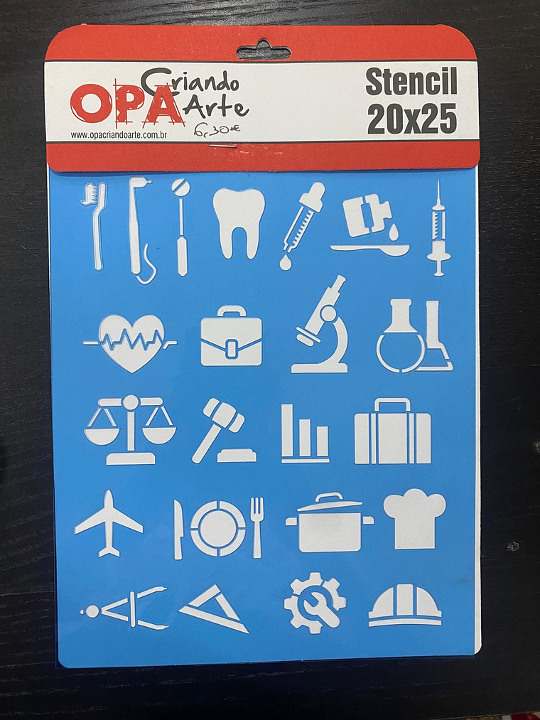 stencil com cursos 20x25 1