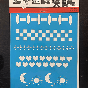 stencil geométrico 20x25