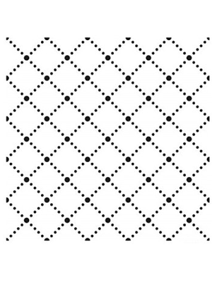 Stencil HOME DECOR 25x25cm