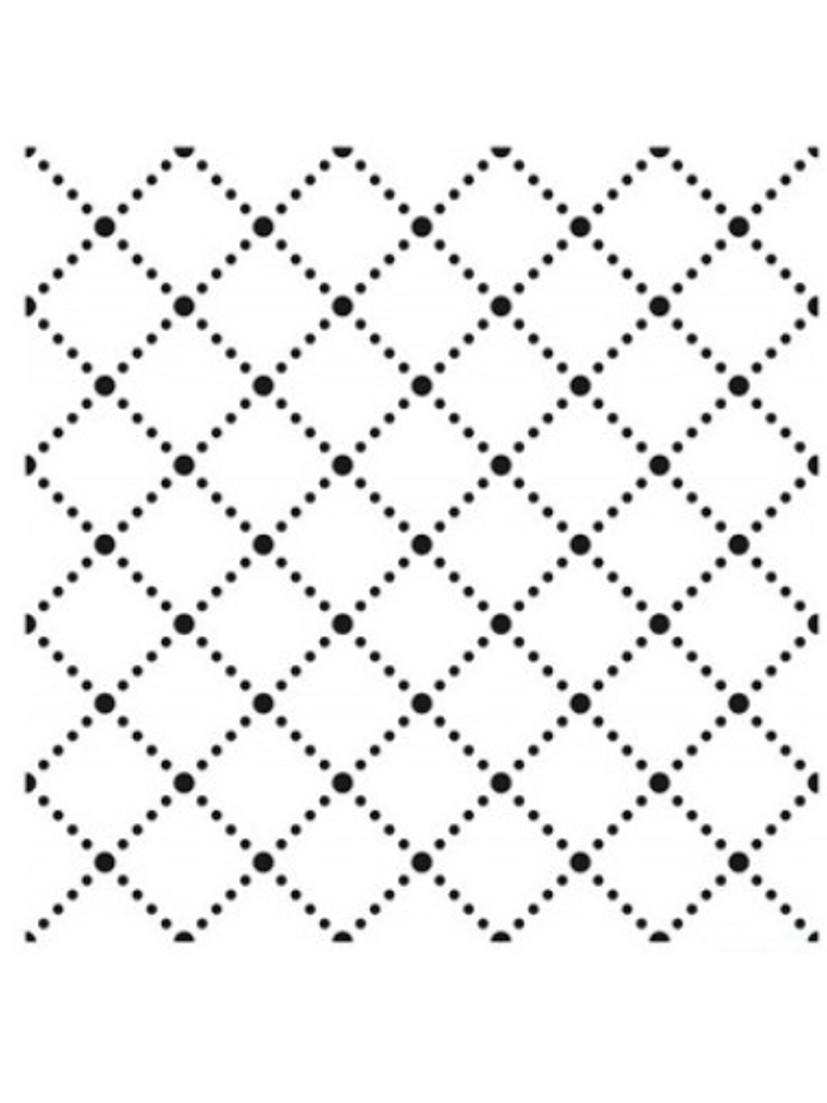 Stencil HOME DECOR 25x25cm 1