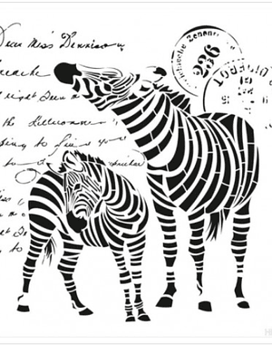 Stencil HOME DECOR MIDI 25x25cm