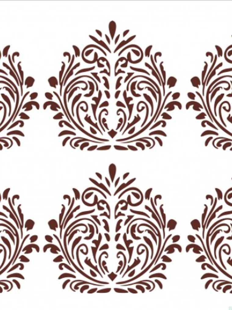 MISS STENCILS 25x25cm 1