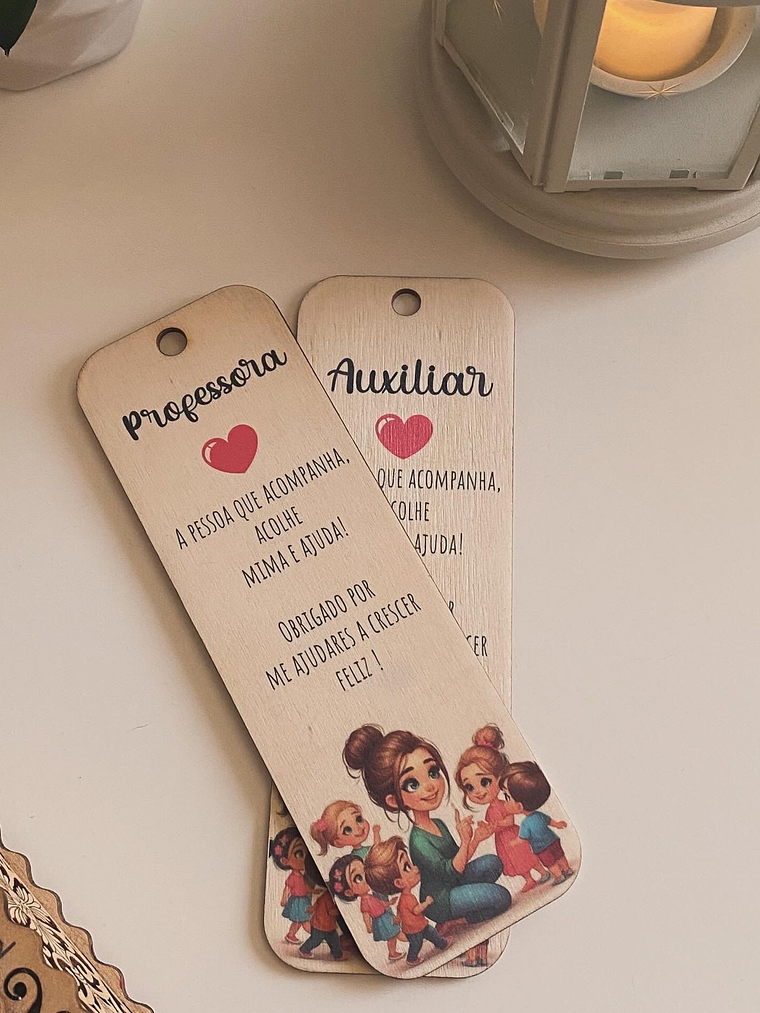 Marcador de livro com gravação UV 3