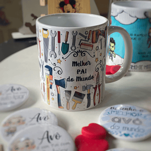 Estampa em caneca do melhor pai do mundo