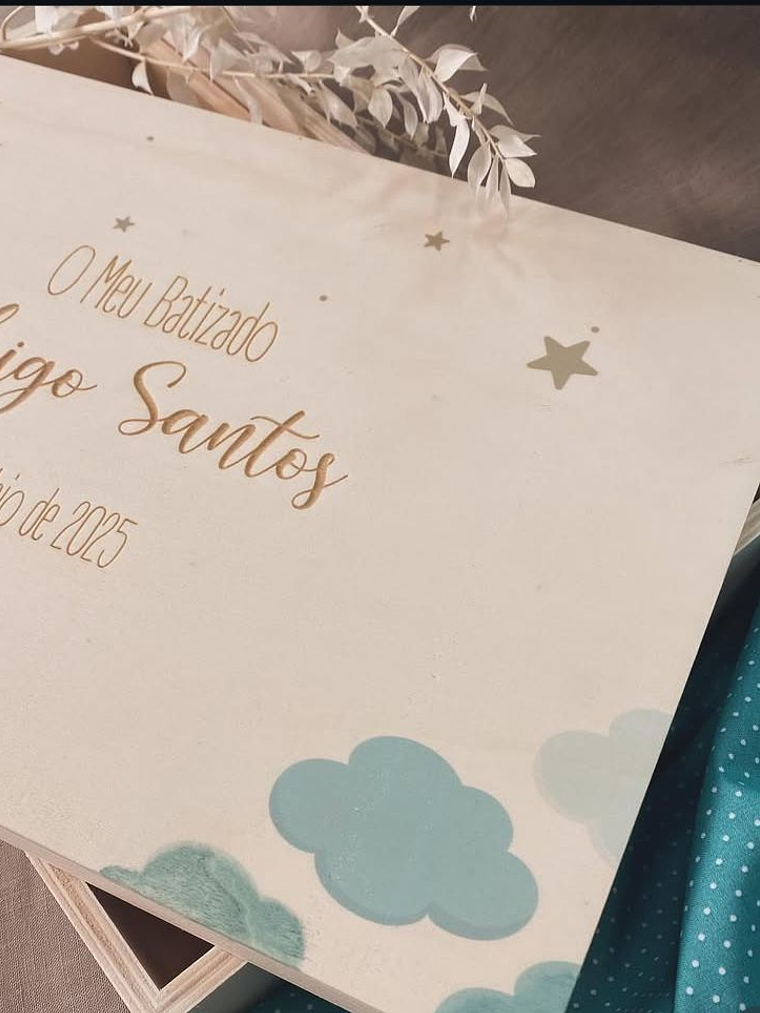 Caixa batizado personalizada para batizado  4