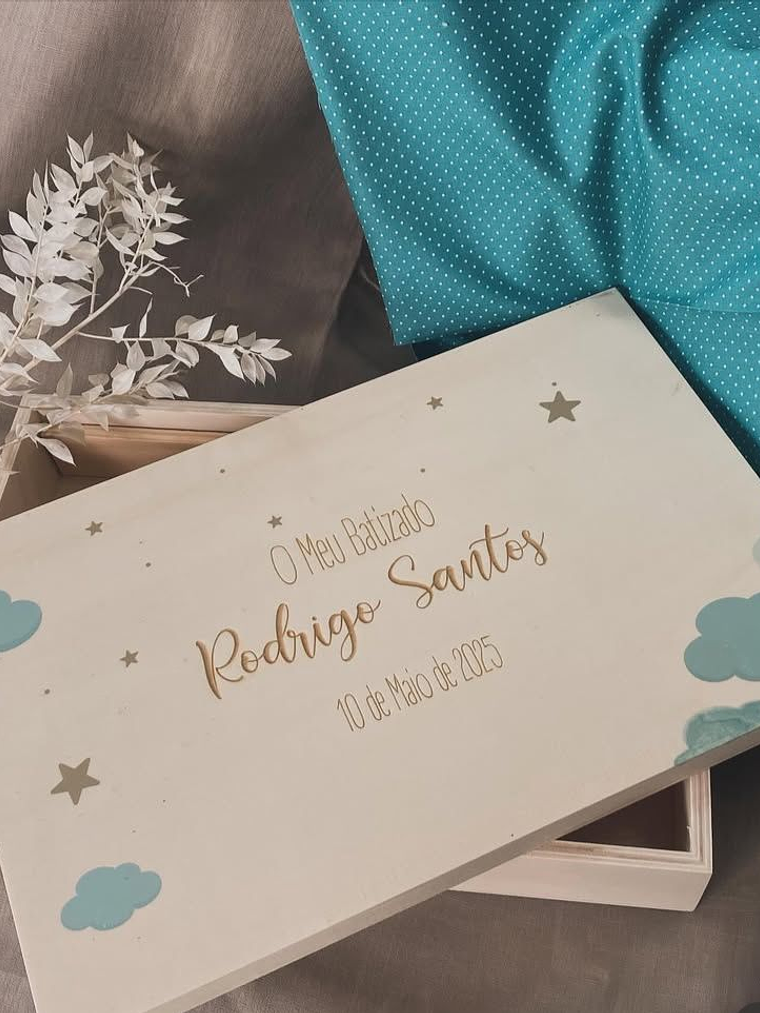 Caixa batizado personalizada para batizado  1