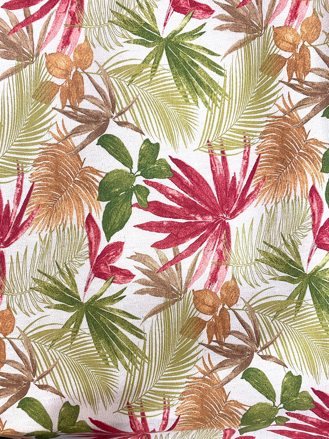 Tecido resinado com ramagens   1