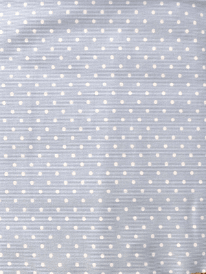 Tecido 100% algodão fustão azul com bolinhas 