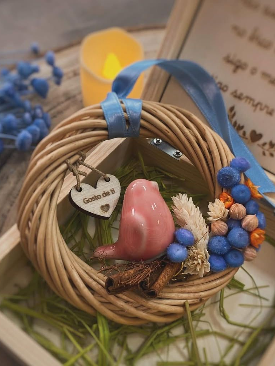 Caixa personalizada com passarinho 2