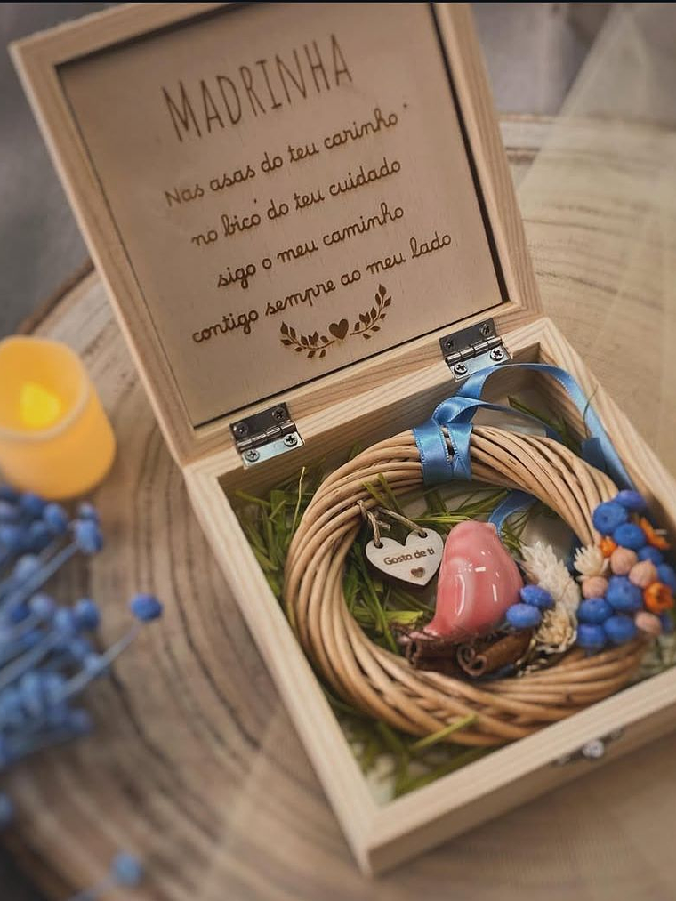 Caixa personalizada com passarinho 5