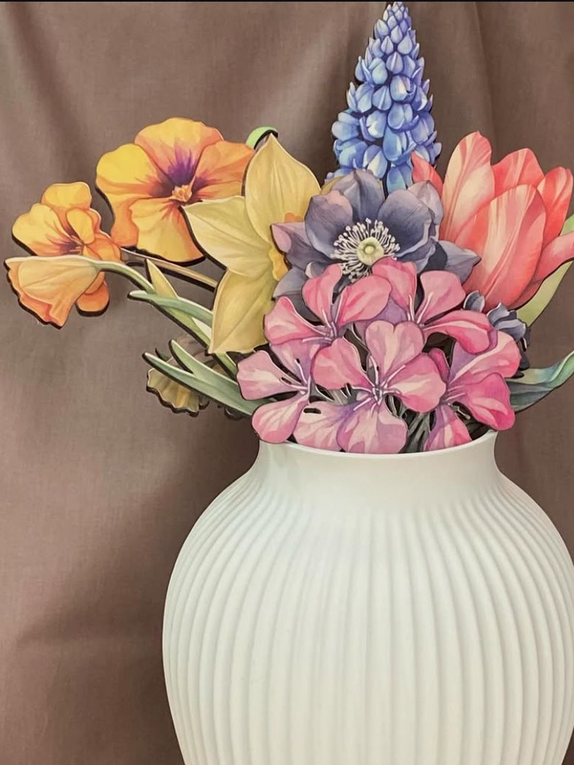 Flores de madeira para decoração  1