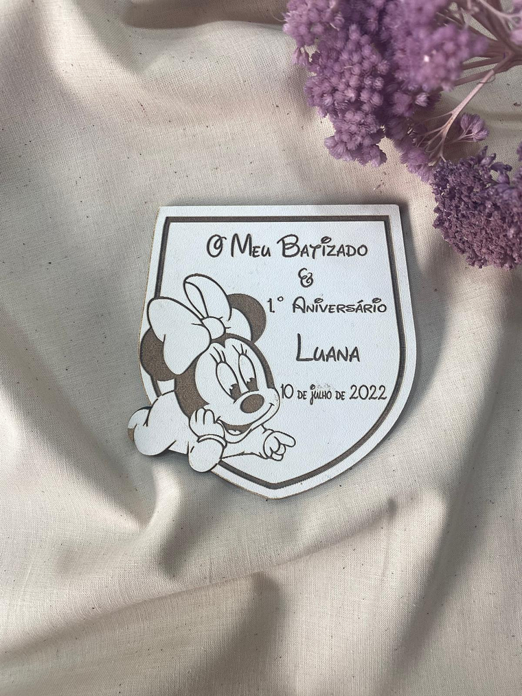 lembranças de batismo com minnie  1