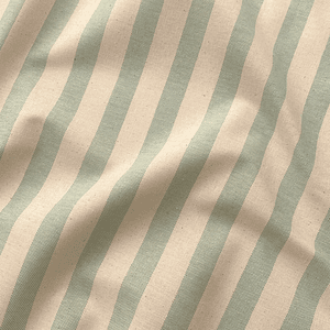 Tecido resinado listrado verde 