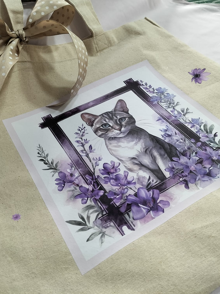 saco estampado com gatinho  3