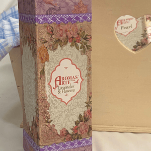 Aromas com arte lavender e flowers- Borrifador