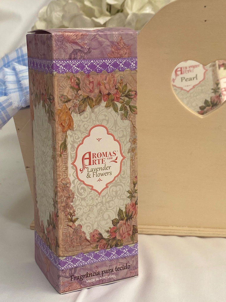 Aromas com arte lavender e flowers- Borrifador 1