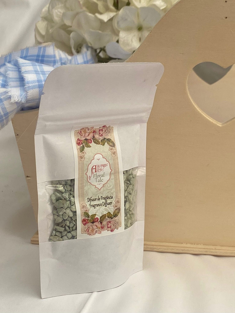 Aroma com arte floral talc - pérolas 1