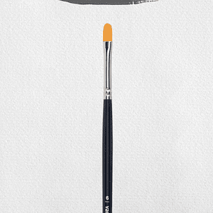 Pincel para óleo e acrílico com cerdas sintéticas série 296 número 6