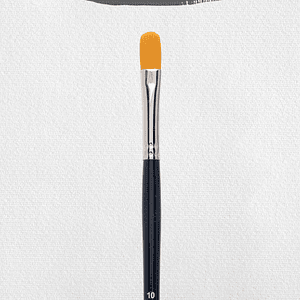 Língua de gato para óleo e acrílico com cerdas sintéticas série 296 número 10