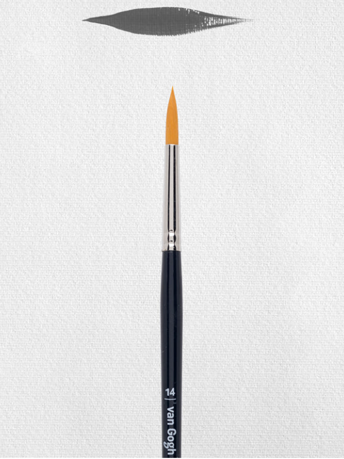 Pincel redondo para óleo e acrílico com cerdas sintéticas série 295 número 14 1