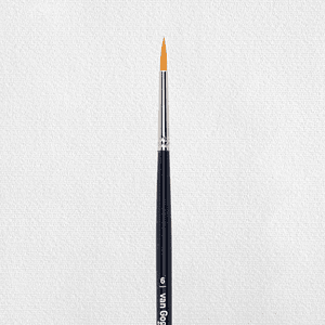 Pincel redondo para óleo e acrílico com cerdas sintéticas série 295 número 6