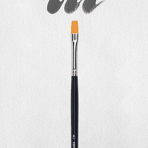 Pincel espatulado para óleo e acrílico com cerdas sintéticas série 294 número 8