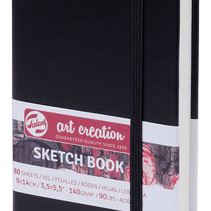 Bloco de Esboço Preto Art Creation 9x14