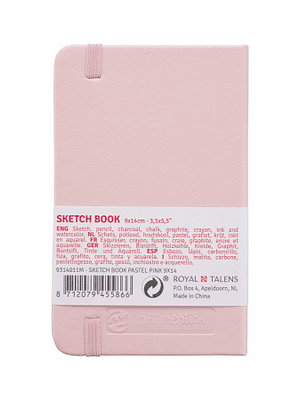 Bloco de Esboço Rosa Pastel Art Creation 9x14