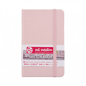 Bloco de Esboço Rosa Pastel Art Creation 9x14